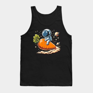 Space Carrot Ride - Embrace the Veggie Wave Tank Top